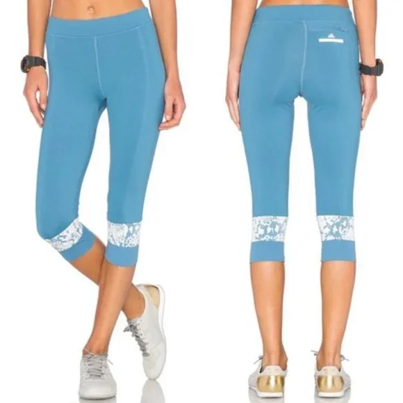 Stella McCartney Adidas Run 3/4 Capri Legging - Picture 2 of 10
